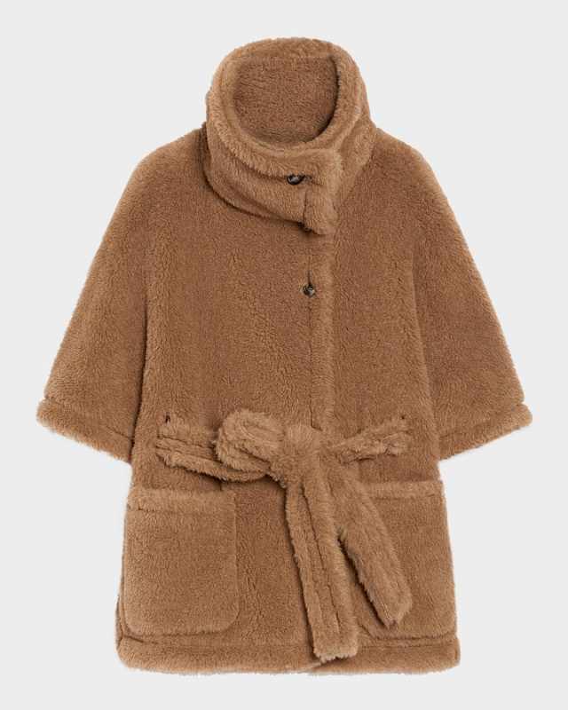 Goat & Shearling Dyed Cap